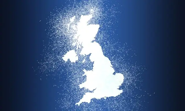 map of UK